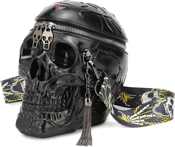 Skull Head Gothic Crossbody Bag