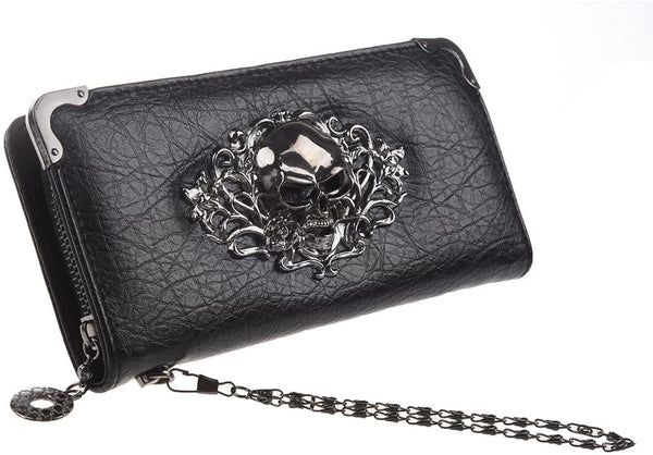 Skull Clutch Wallet