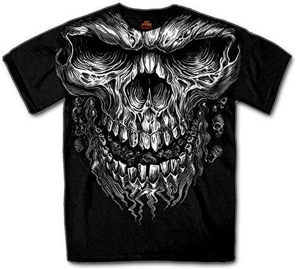 Shredder Skull Jumbo Print Shirt