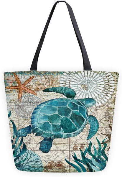 Sea Turtle Tote Bag