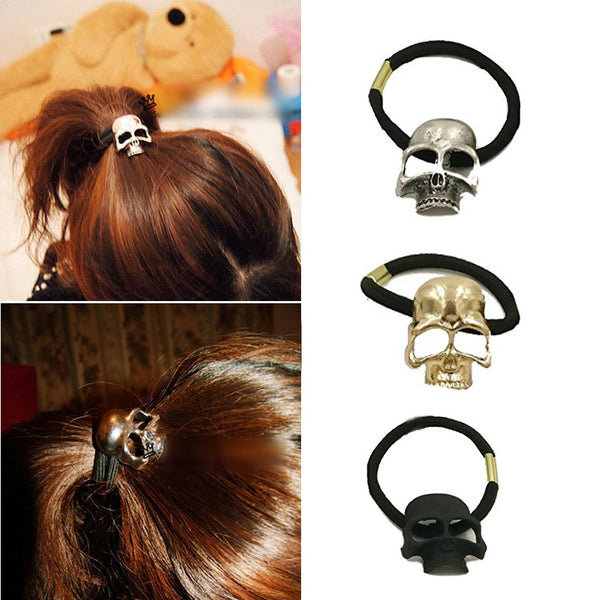 Skull Hair Ties 5 Pack