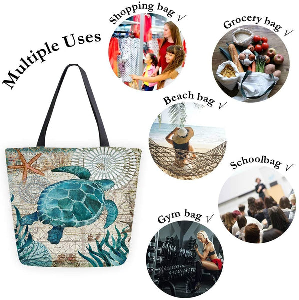 Sea Turtle Tote Bag