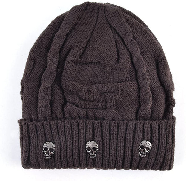Unisex Skull Knitted Beanie Hat Cap