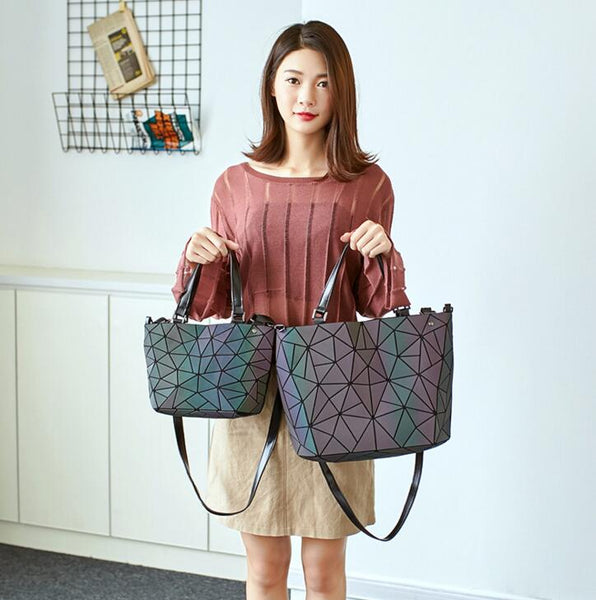 Luminous Abstract Sea Turtle Shell Color Changing Bag