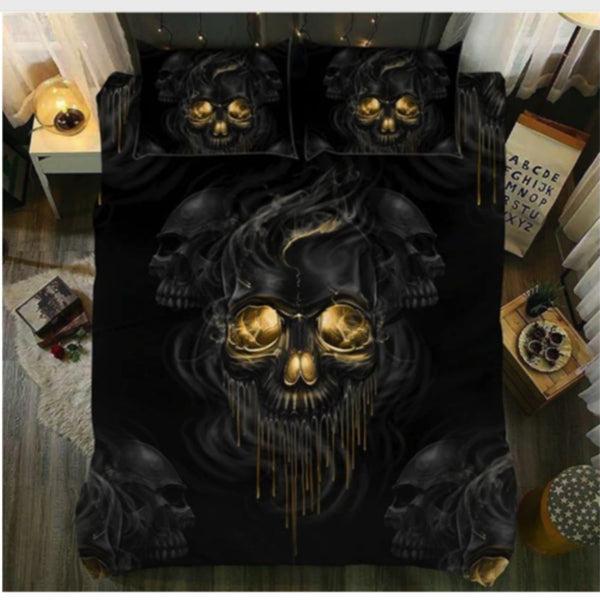 Skull Duvet Blanket Cover
