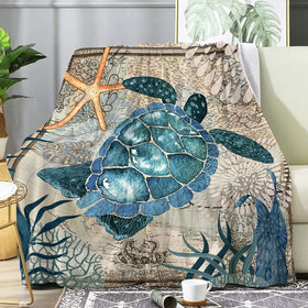 Sea Turtle Soft Throw Blanket 30"L x 40"W