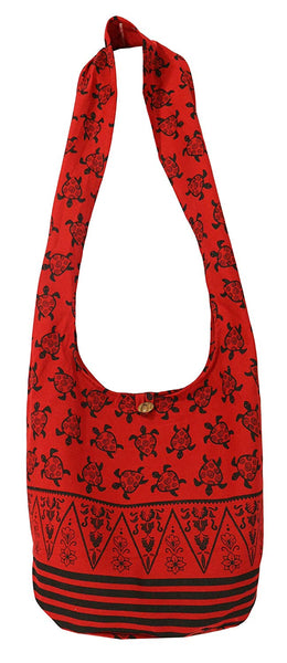 Turtle Crossbody Bohemian Gypsy Large Sling Shoulder Bag