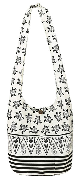 Turtle Crossbody Bohemian Gypsy Large Sling Shoulder Bag