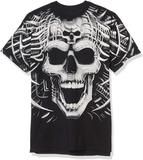 Men Psycho Skull T-Shirt
