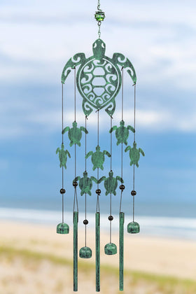 Tribal Turtles Wind Chime