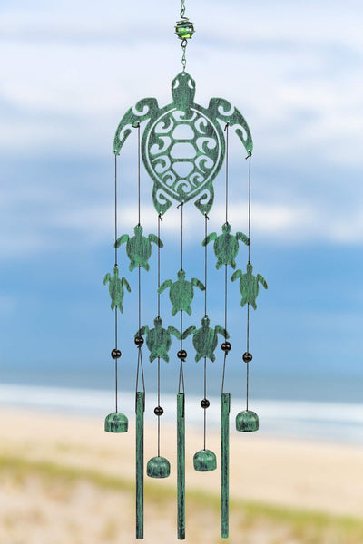 Tribal Turtles Wind Chime