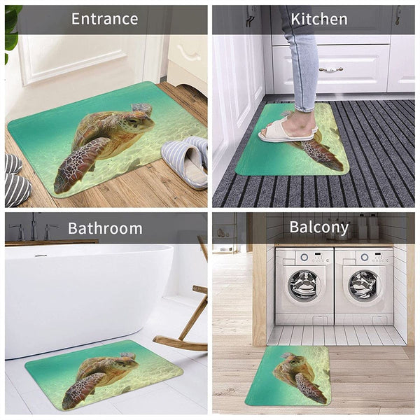 Sea Turtle Anti-Slip Doormat 23.6 x 15.7 inch