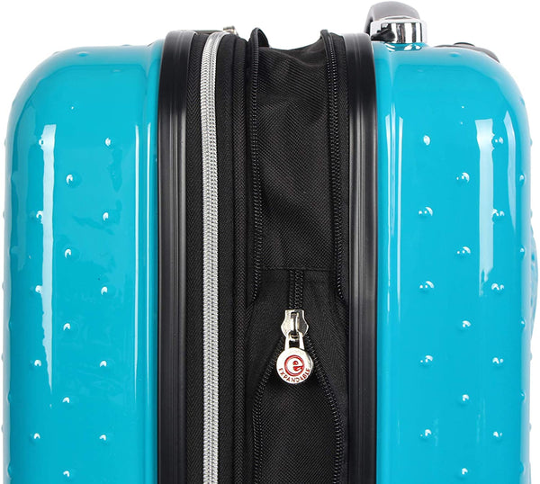 Sugar Skull 20 Inch Carry On - Expandable (ABS + PC) Hardside Luggage