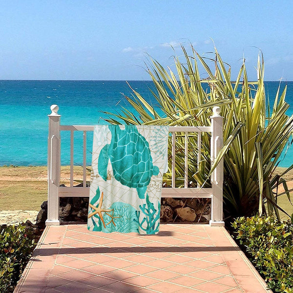 Sea Turtle Beach Towel 31.5"x59.1