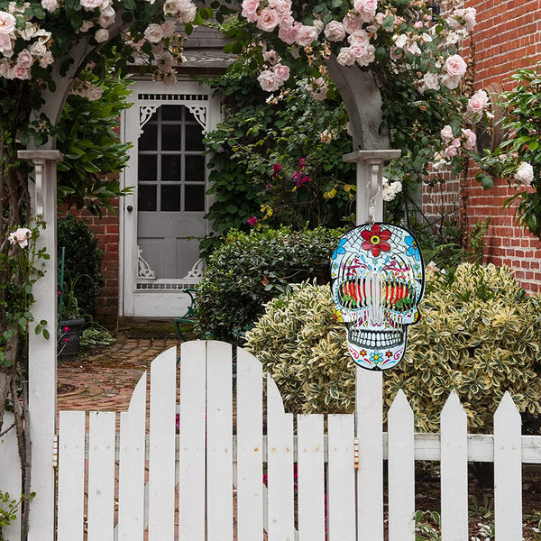 Skull Wind Chime Spinner