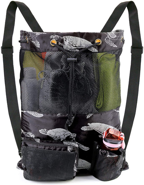 Sea Turtle Mesh Cinch Backpack