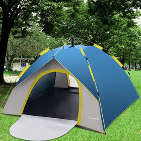 Outdoor Large Rain-Resistant Automatic Instant Pop Up Family Tent