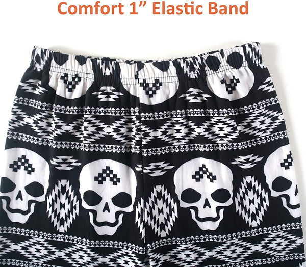 Skull Ultra Soft Elastic High Waisted Leggings