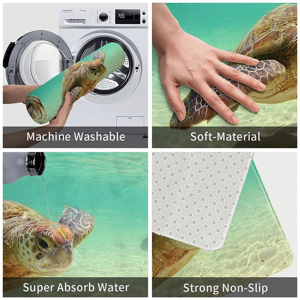 Sea Turtle Anti-Slip Doormat 23.6 x 15.7 inch