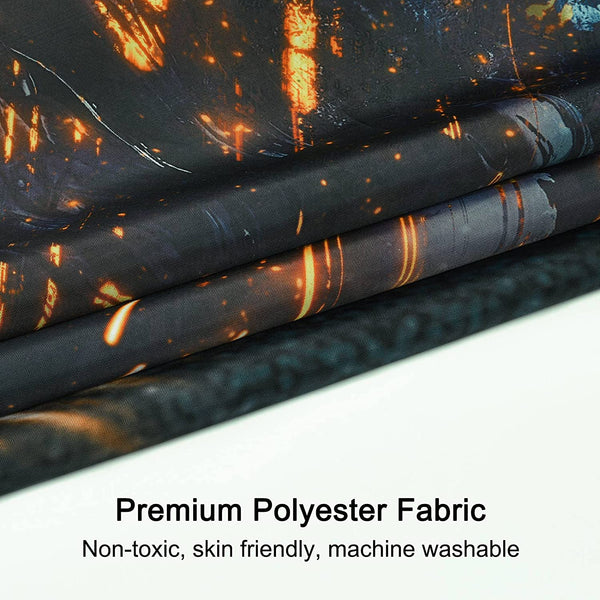 Horror Skull Shower Curtain With 12 Hooks