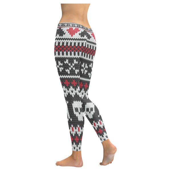 Ugly Christmas Skull Leggings