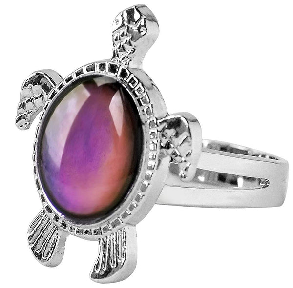 Sea Turtle Color Changing Adjustable Ring