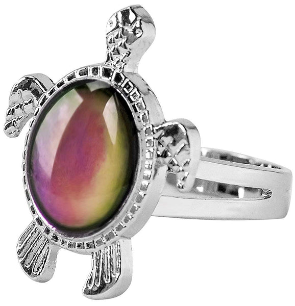 Sea Turtle Color Changing Adjustable Ring