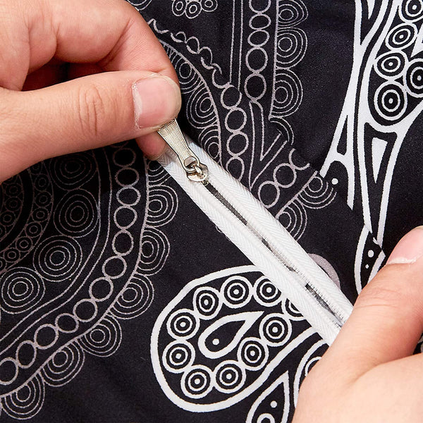 Paisley Skull Duvet Cover Set