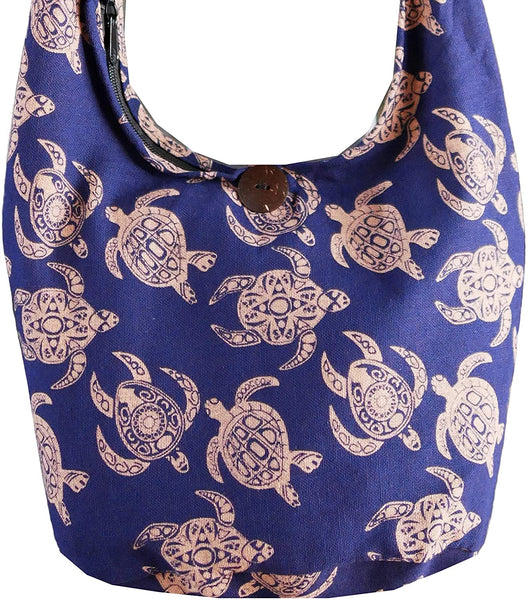Turtle Crossbody Bohemian Gypsy Sling Shoulder Bag