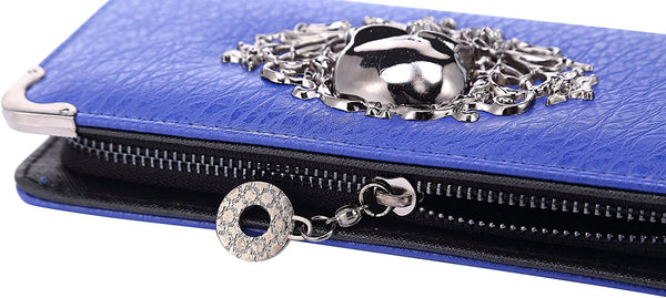 Skull Clutch Wallet