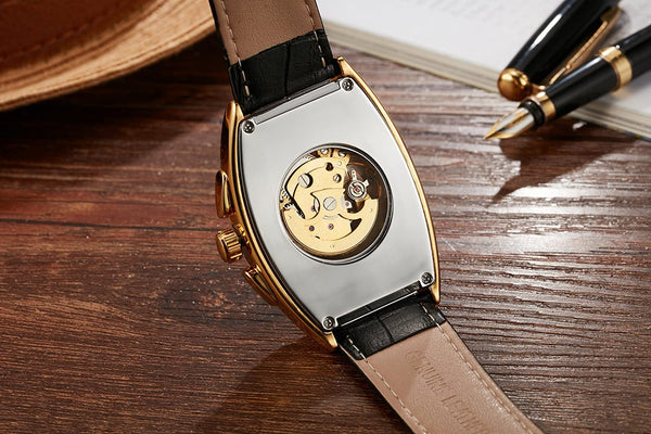 Men Skull Skeleton Mechanical Wrist Watch