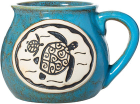Handcrafted Sea Turtle Stoneware 16oz Mug