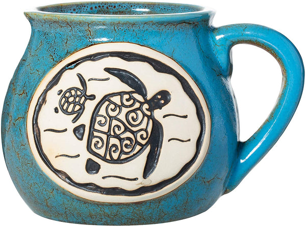 Handcrafted Sea Turtle Stoneware 16oz Mug