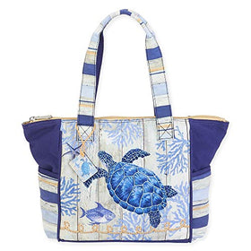 Sea Turtle Blue Tote