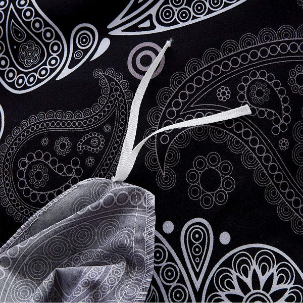 Paisley Skull Duvet Cover Set