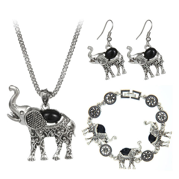 Bohemian Style Elephant Fashion Jewelry Set - Free Shipping!