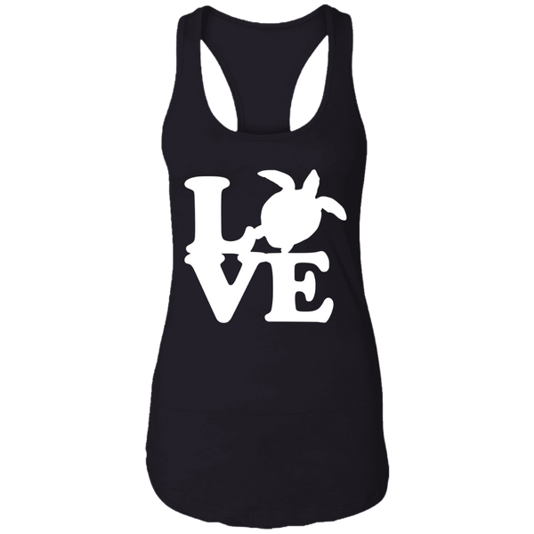 Love Sea Turtle Racerback Tank