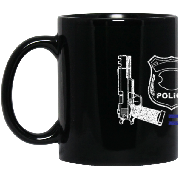 Love Police Black Mug
