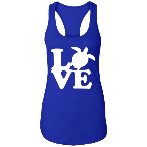 Love Sea Turtle Racerback Tank