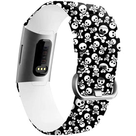 Skull Replacement Wristband for Fitbit Charge 3 /Charge 3 SE