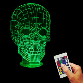 Micro USB Skull Table Lamp - Free Shipping
