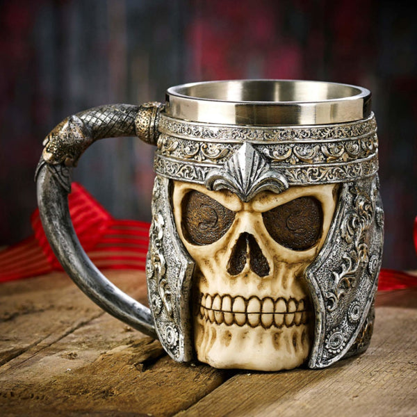 Gothic Skull Beer Mug - Free Shipping