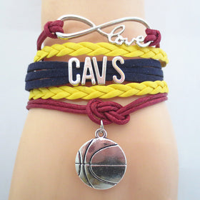 Infinity Love CAVS Basketball Bracelet - Free Shipping!