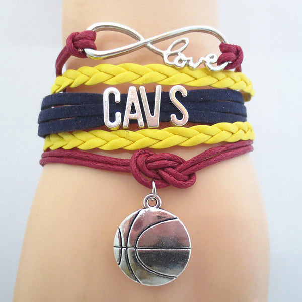 Infinity Love CAVS Basketball Bracelet - Free Shipping!
