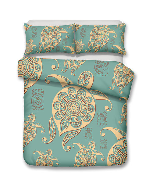 3D Bedding Sea Turtle Print Duvet Cover & Pillowcase Set