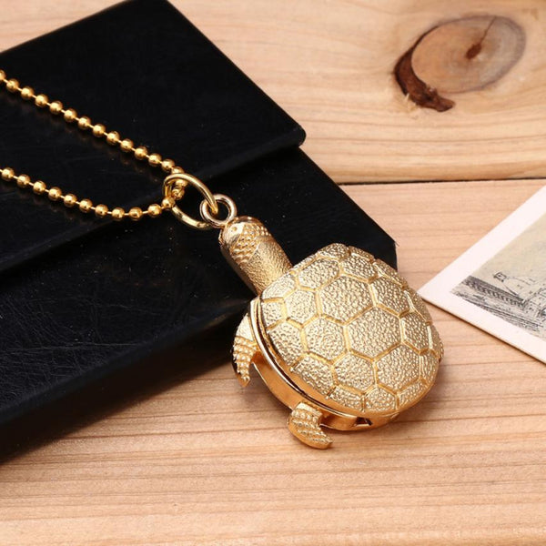 Golden Turtle Pocket Watch