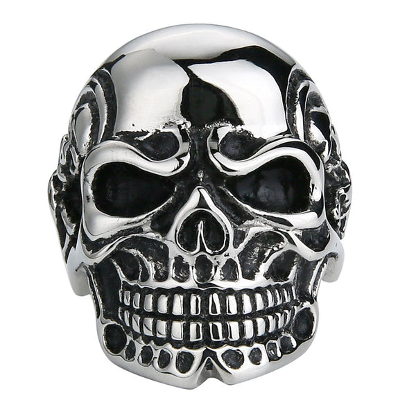 Men Skull Bone Ring