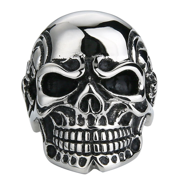 Men Skull Bone Ring