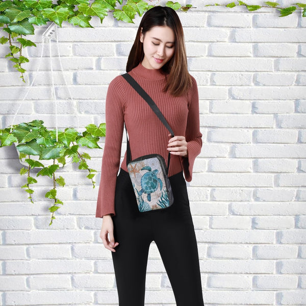 Sea Turtle Cross Body Messenger Bag