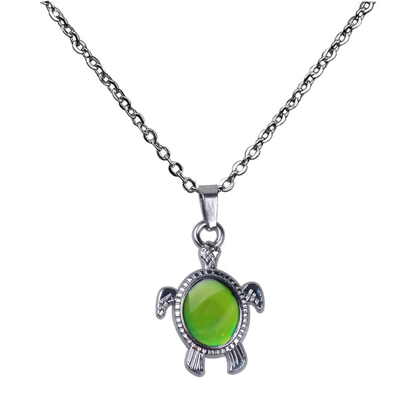 Sea Turtle Color Changing Pendant Necklace